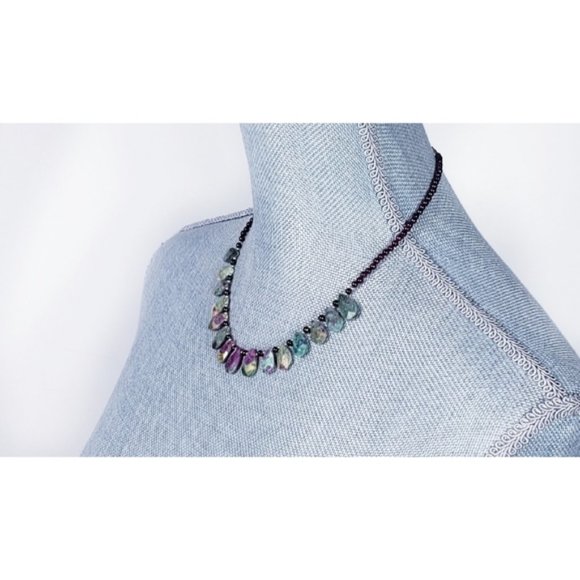 Artisan Garnet, Ruby Gemstone Necklace - Picture 7 of 10